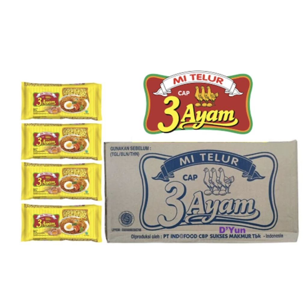 MIE 3 AYAM