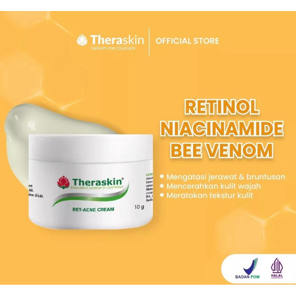 acne cream theraskin / krim jerawat bpom