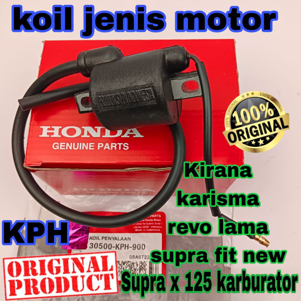 KPH koil coil ori original honda supra x 125 karburator karisma revo lama kirana supra fit new origi