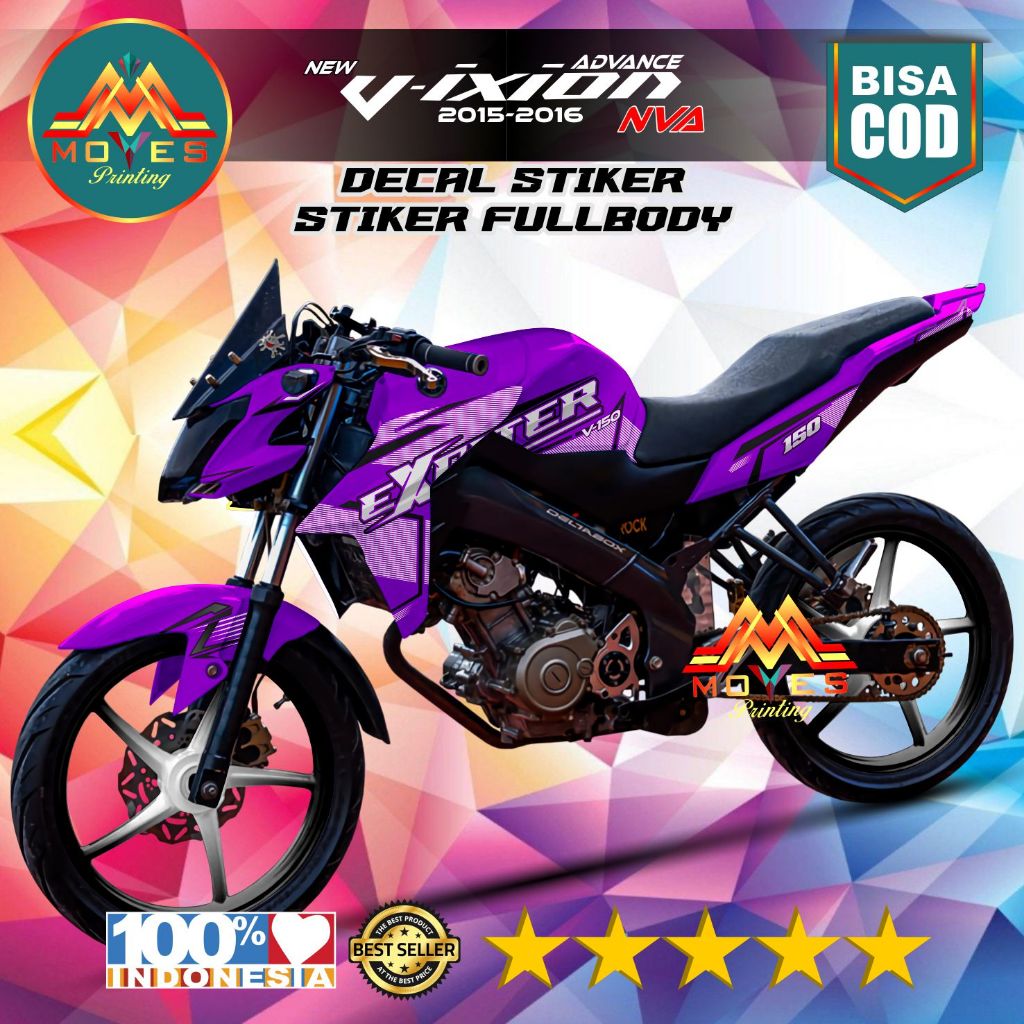 Decal Vixion NVA / ADVANCE Yamaha Vixion Nva EXCITER Full Body
