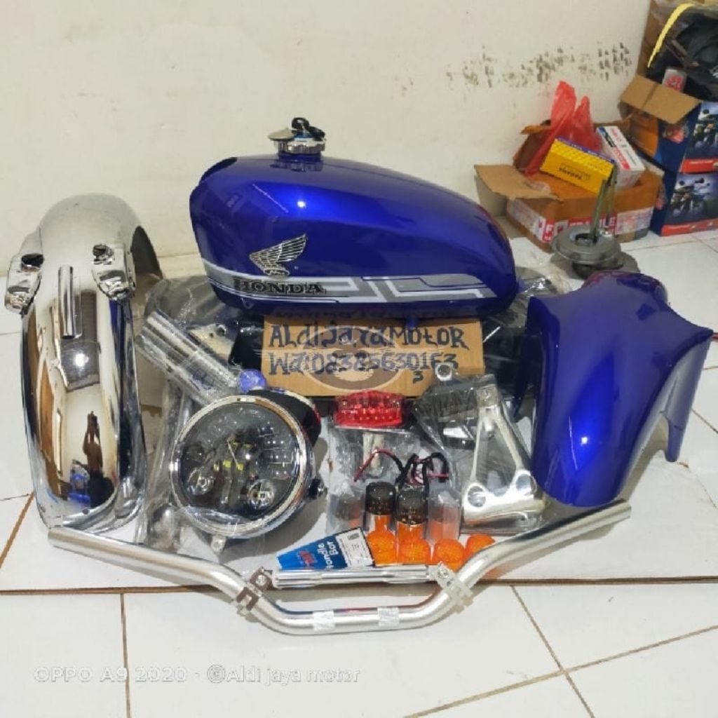 Tangki cb body set cb full set anti karat kuat sudah resin poxi dalamnya