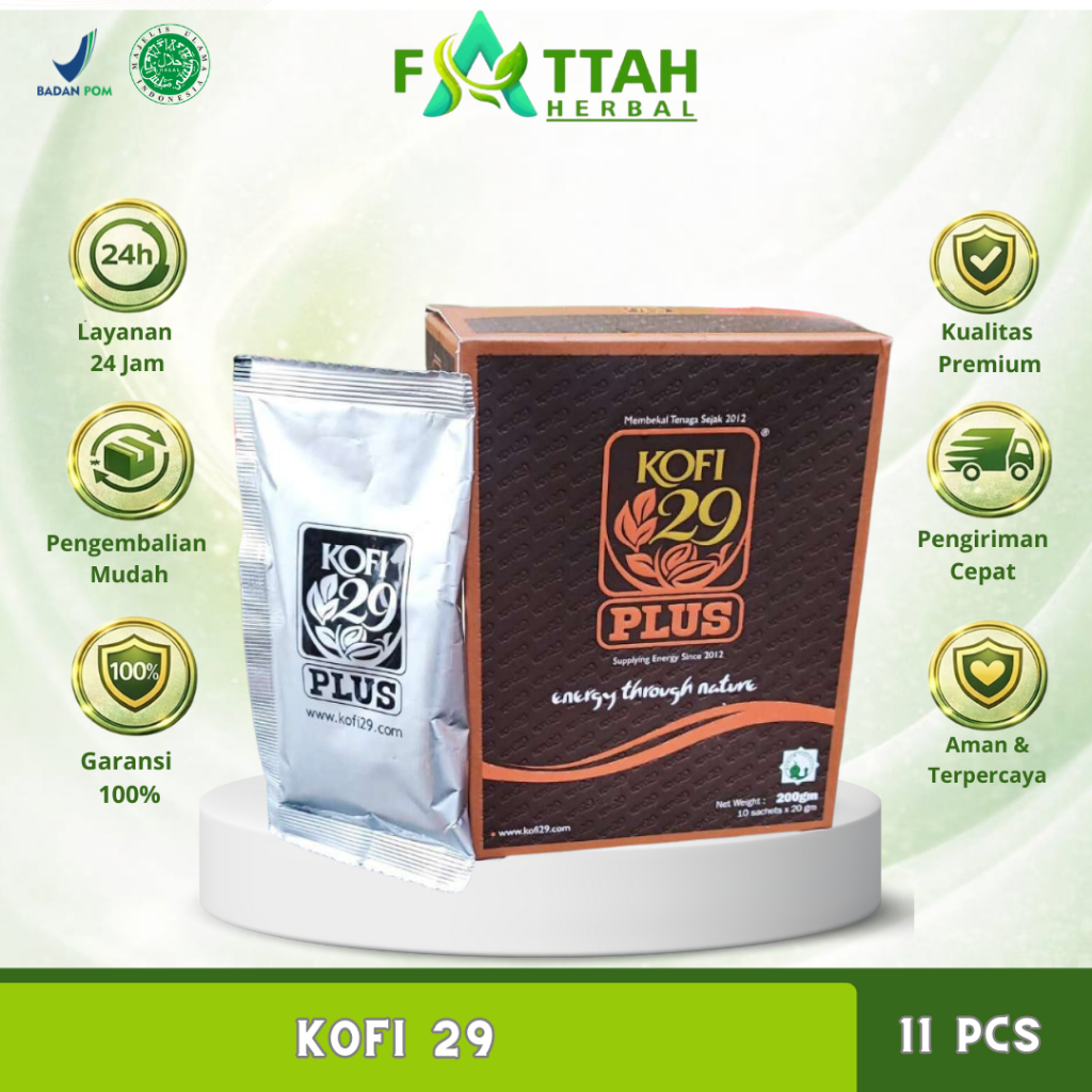 Kofi 29 Plus Free 1 Sachet Malaysia Original 100% Expayet Panjang