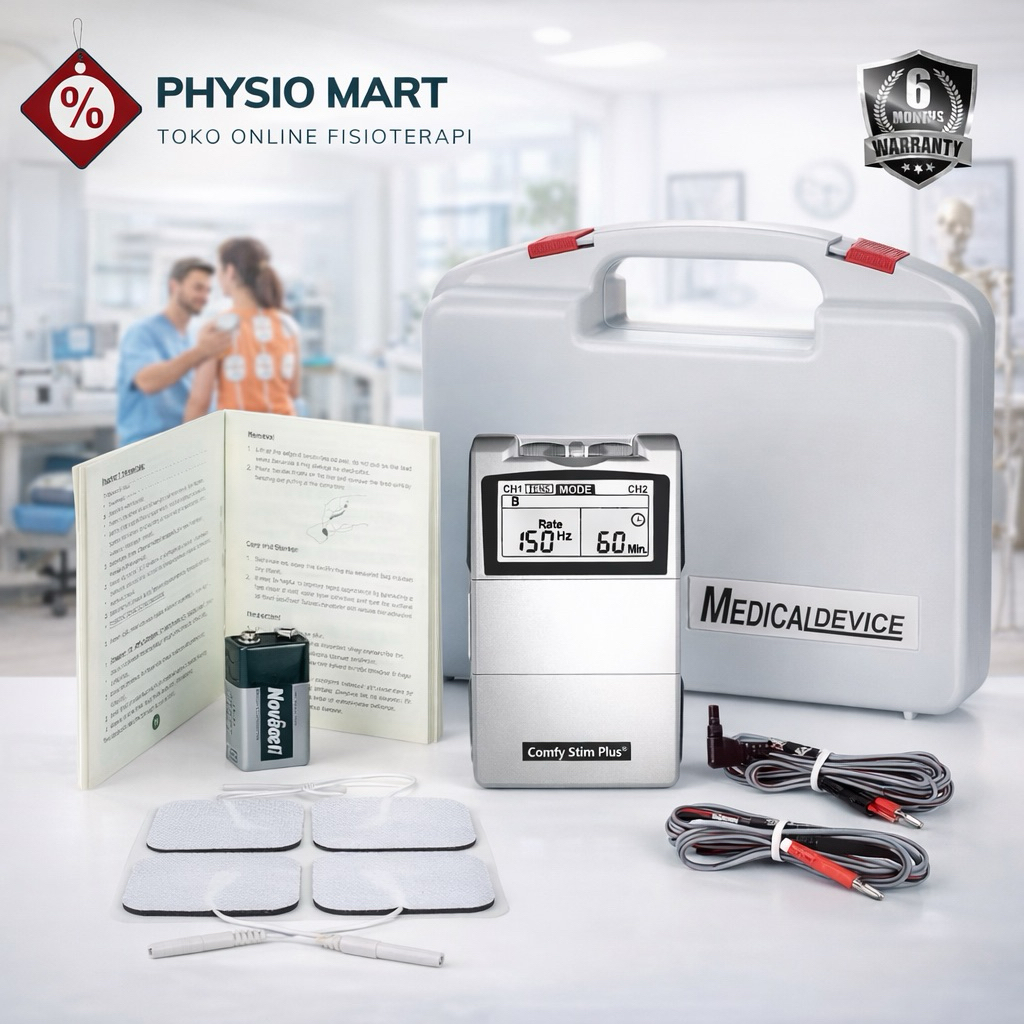 COMFY STIM PLUS TENS + EMS / NMES 2 CHANNEL FISIOTERAPI