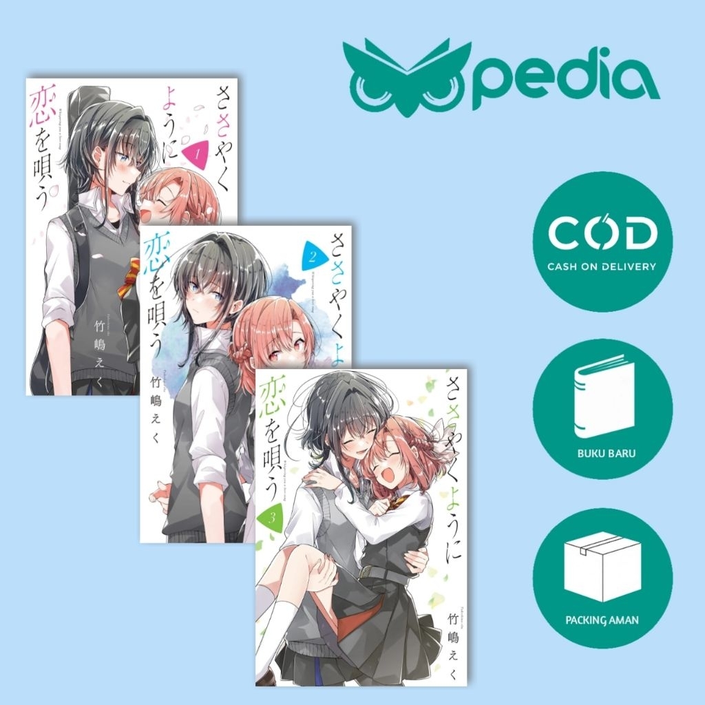 KOMIK MANGA WHISPERING YOU A LOVE SONG, SASAYAKU YOU NI KOI WO UTAU VOL 1 - 11 Bahasa Indonesia