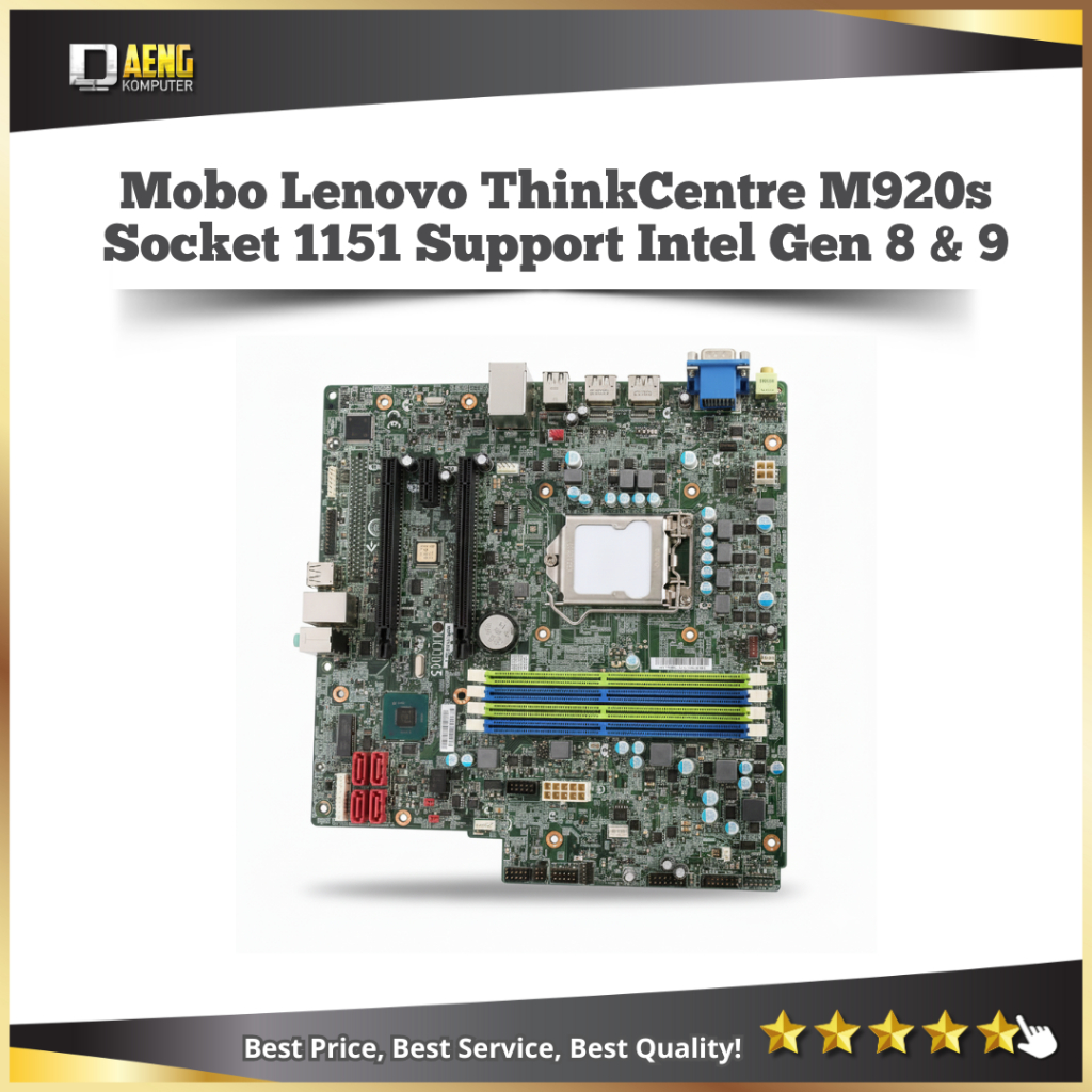 Motherboard Lenovo ThinkCentre M920s SFF Socket 1151 LGA1151 Support Intel Core i3 i5 i7 i9 Gen 8 & 