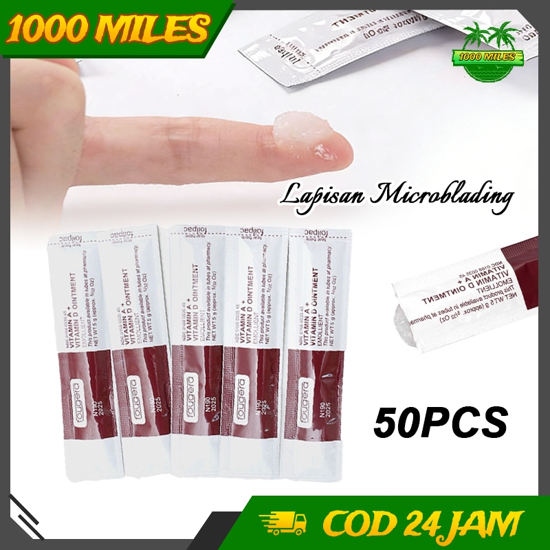 50pcs Lap Kulit Latihan Tato Petroleum Jelly Membersihkan Sisa Tinta Peralatan Belajar Tato Pemula