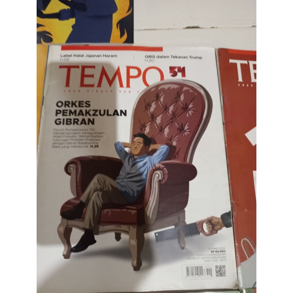 Majalah Tempo "ORKES PEMAKZULAN GIBRAN"(Second)