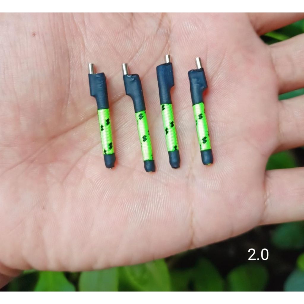 PER motif ujung Tanduk  Pancing anti senar kriting