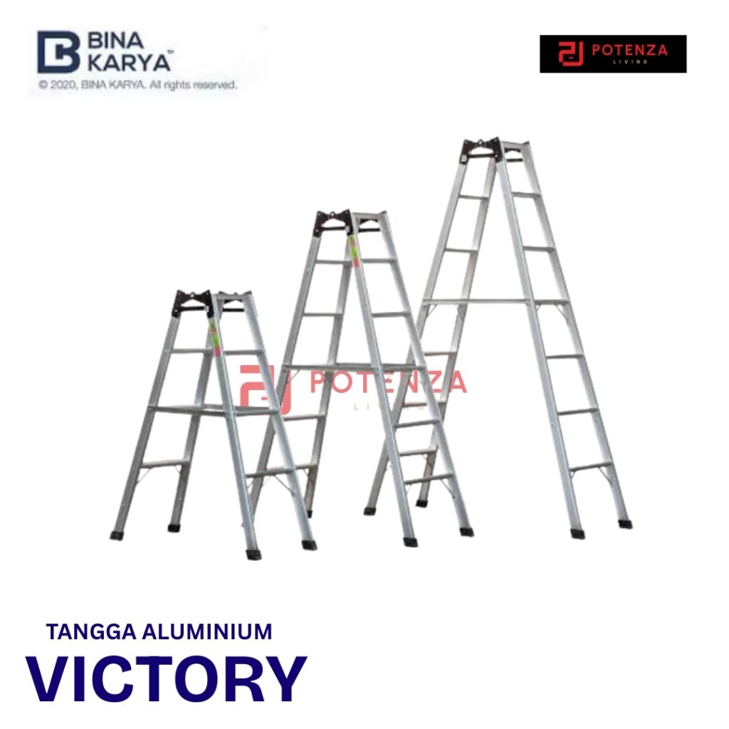 POTENZA Tangga Lipat Aluminium Victory BINA KARYA