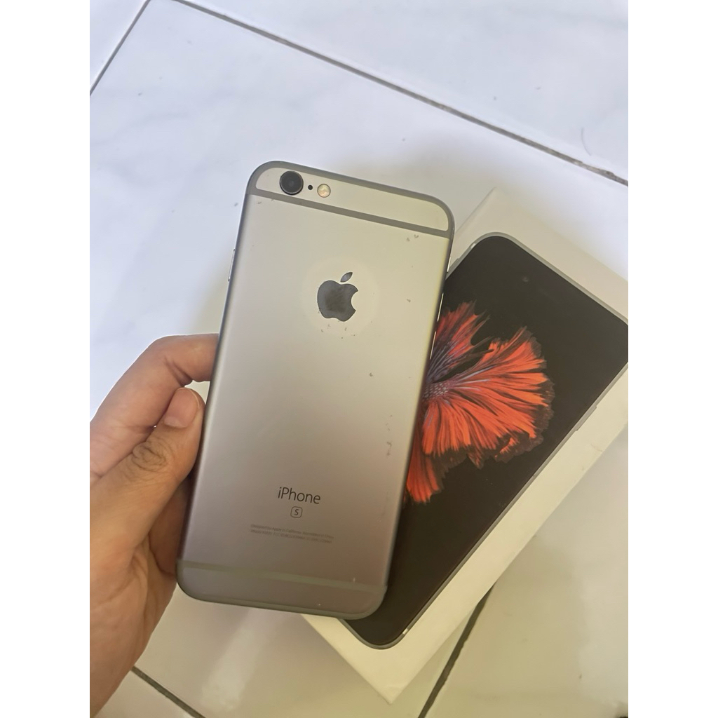 iphone 6s second 32gb warna grey