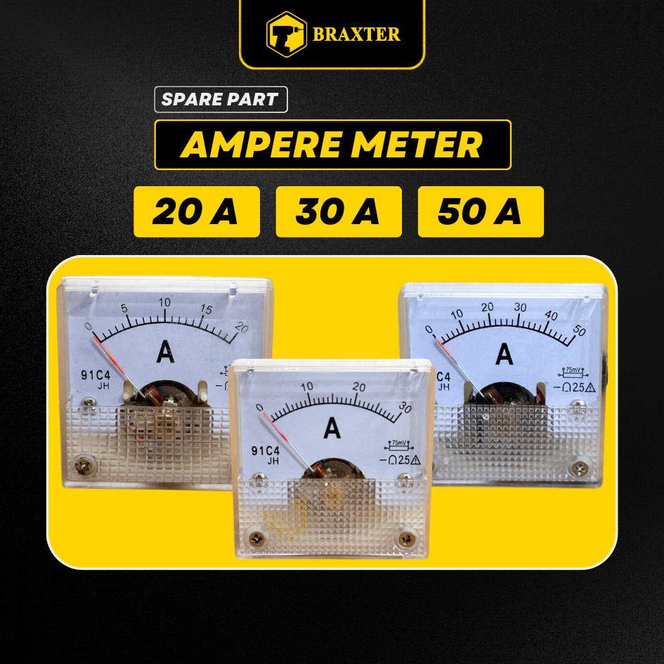 AMMETER ANALOG AMPERE METER 20 A / 30 A / 50 A