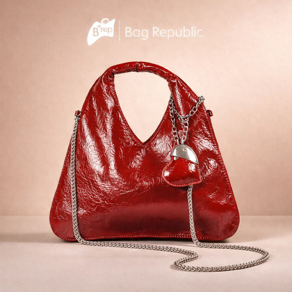BAG REPUBLIC Zora Handbag Wanita Premium PU Leather Glossy Bag Republic Simple Classy Elegan