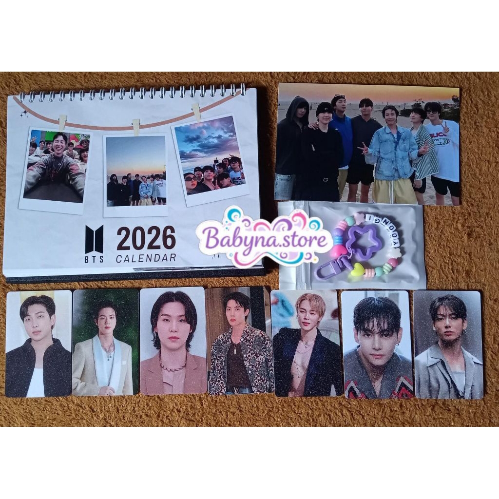 KALENDER MEJA 2026 BTS