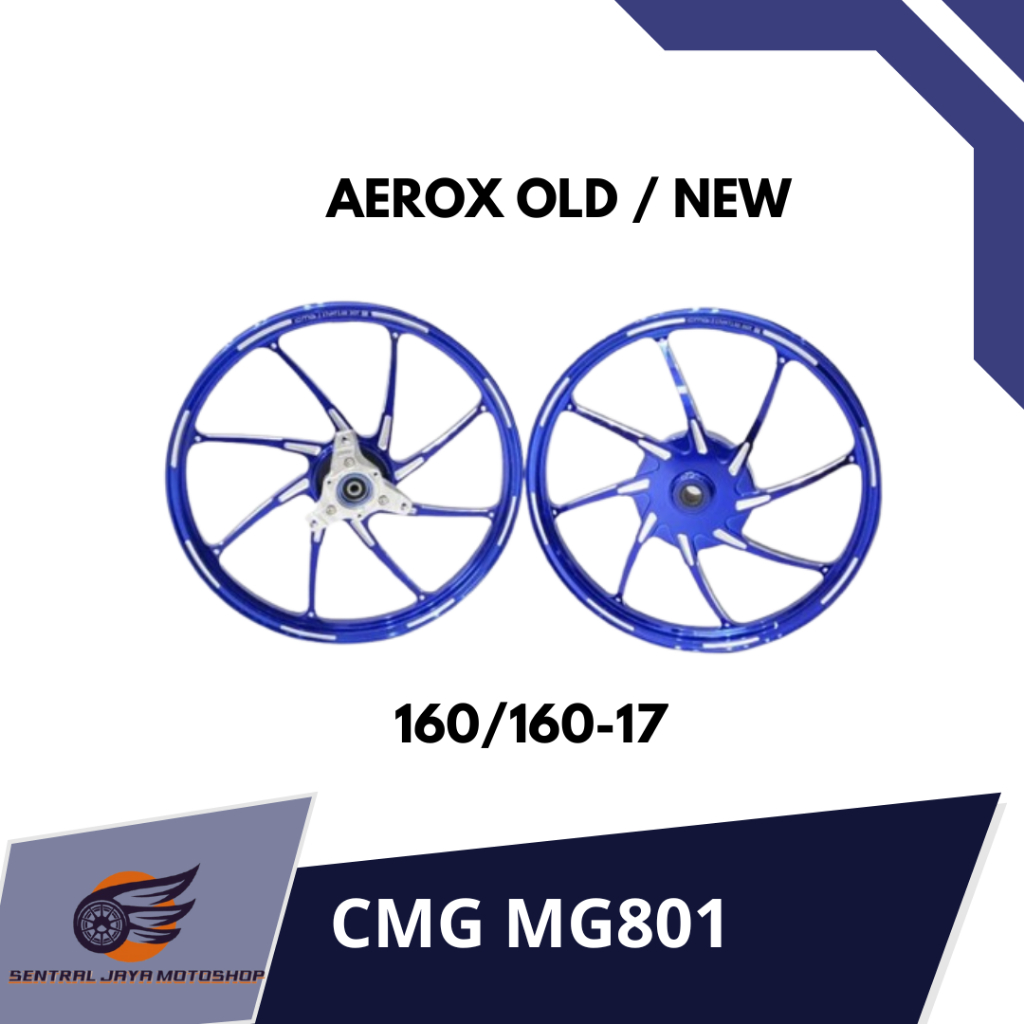 VELG SET CMG MG801 AEROX OLD/NEW 160/160-17