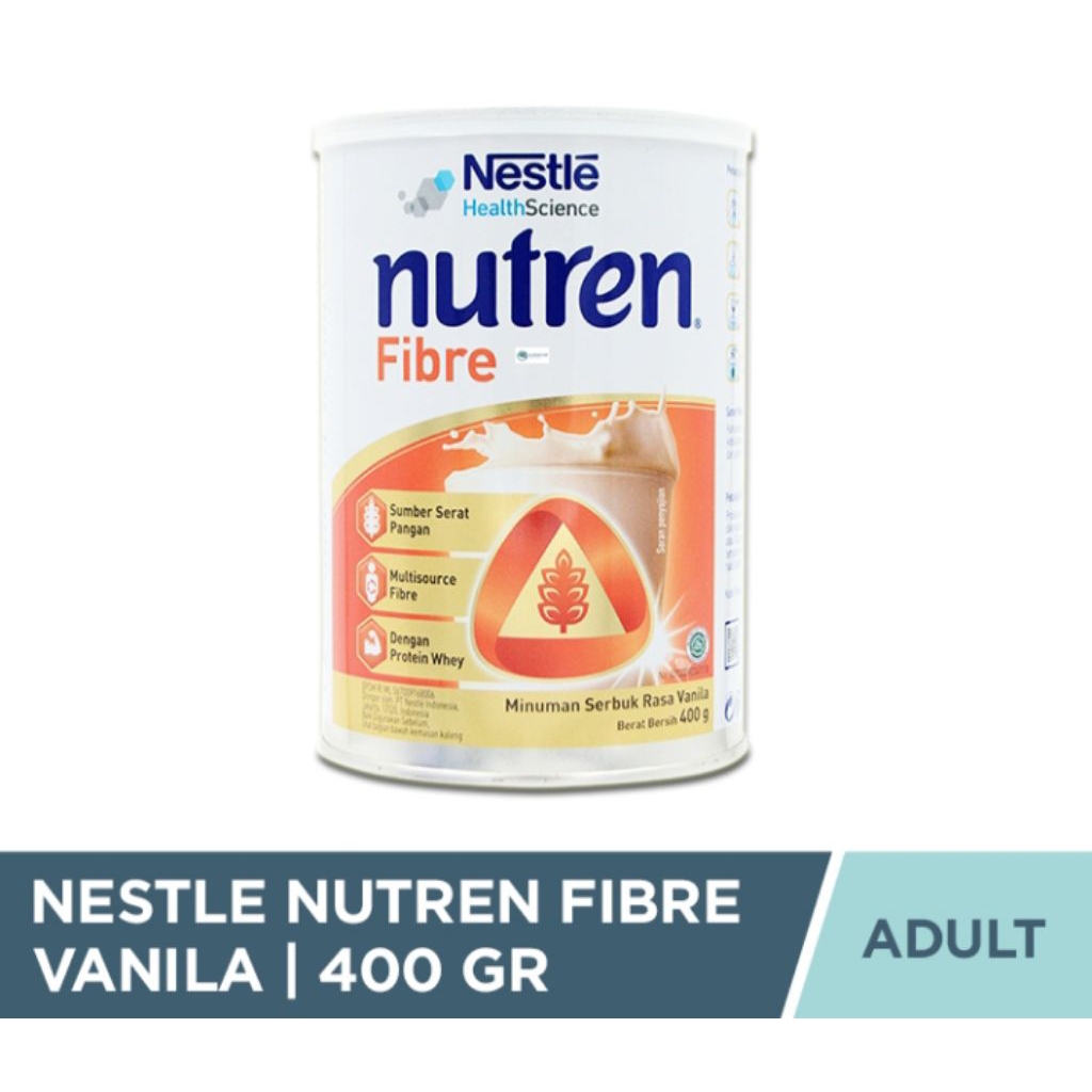 Nutren Fibre Vanilla 400gr (Buy 1 get 1 Exp. Mei 2026)