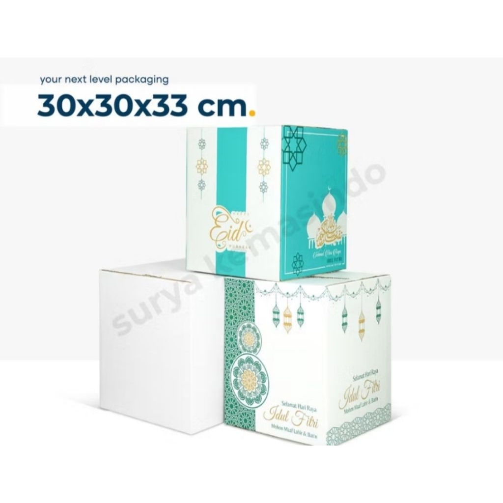 BOX PARCEL KARDUS UKURAN 30x30x32