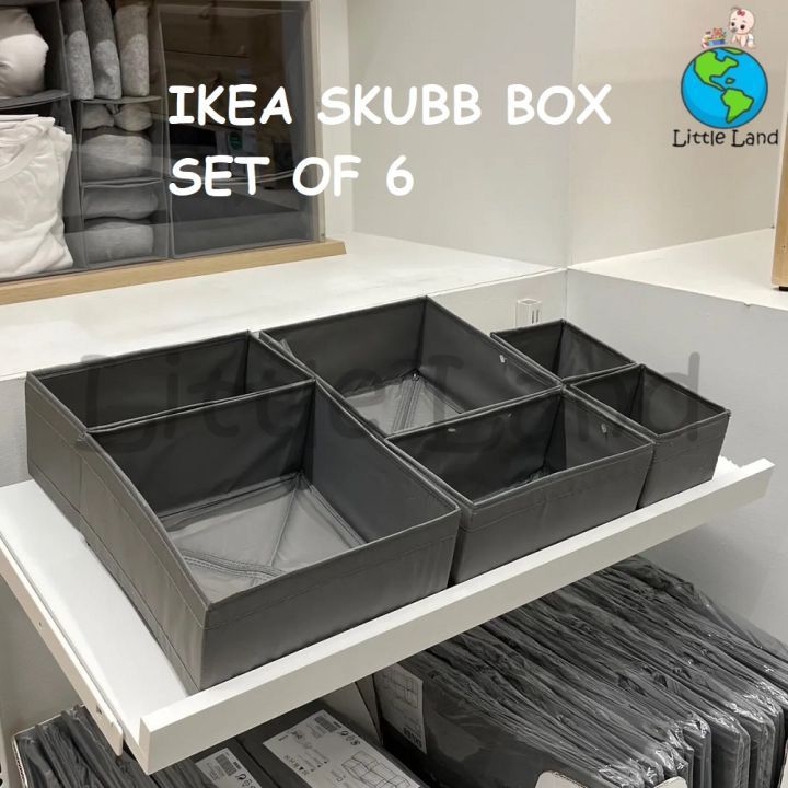 Kotak kecil organizer laci kaos kaki baju pakaian aksesori kecil mudah simpan lipat SKUBB Box, set i