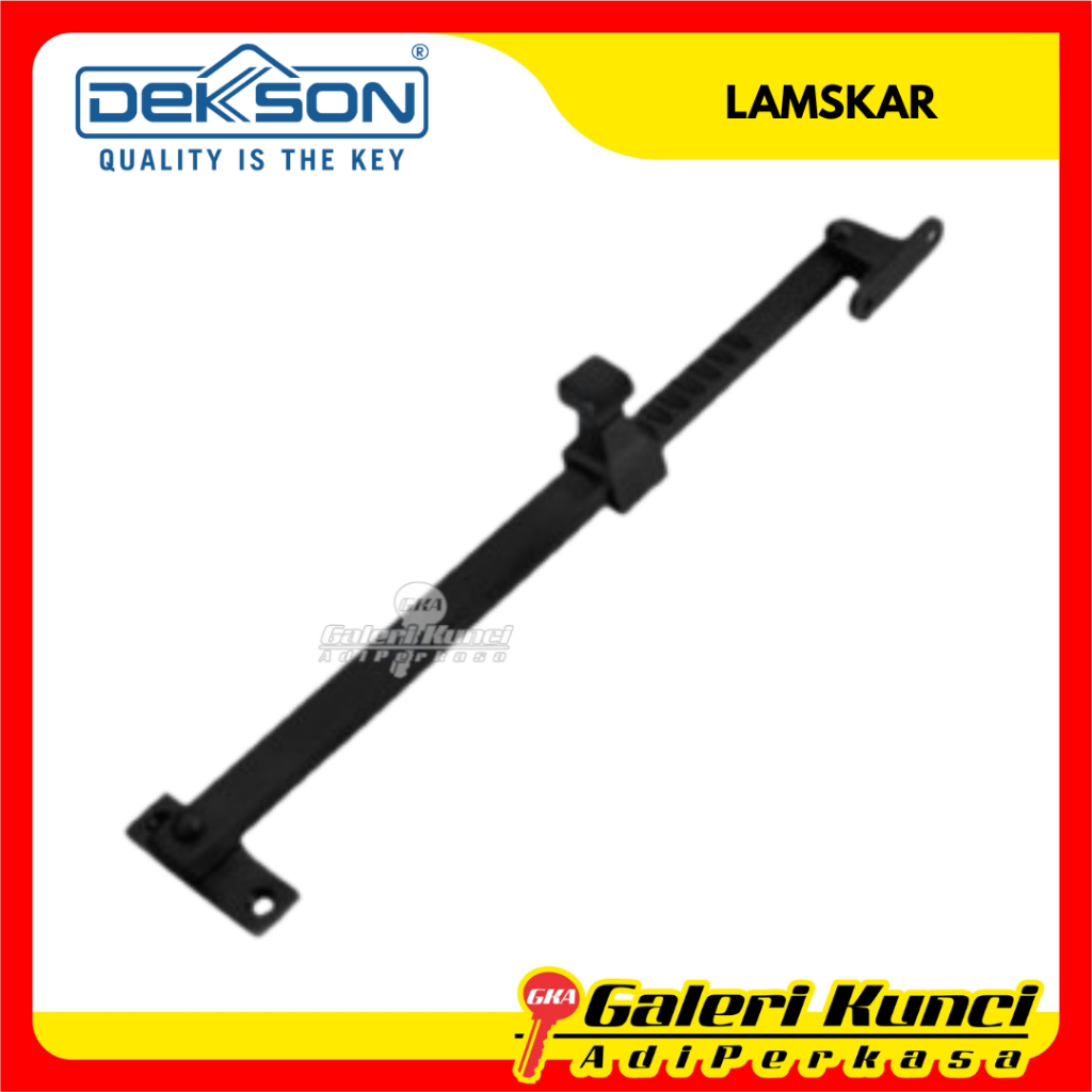 Lamskar Dekson Dekkson SQ 001 MATT BLACK Penahan Jendela Kait Angin
