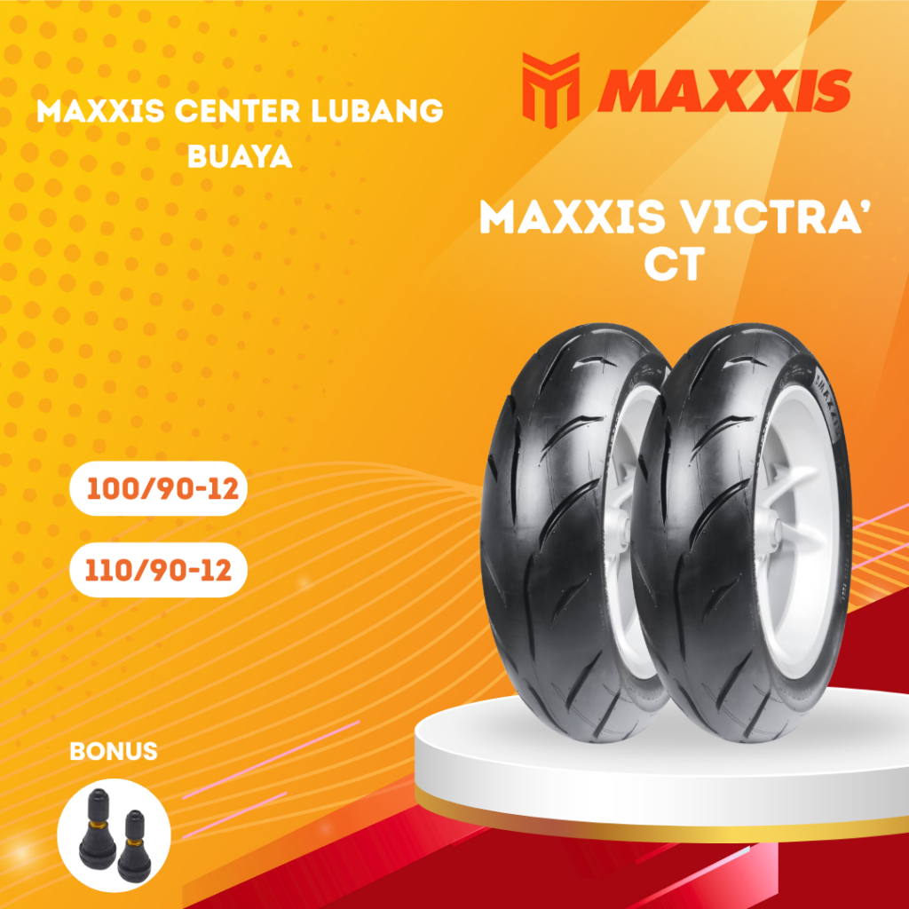[READY STOCK COD] BAN MAXXIS RING 12 VICTRA 98 CT TUBELESS 110/90-12 , 100/90-12 / BAN MOTOR SCOOPY 