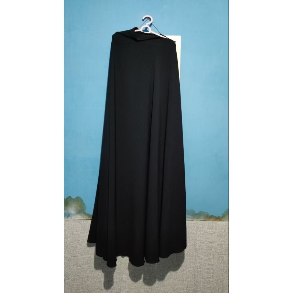 Preloved Khimar Haramain Jetblack Alsyahra