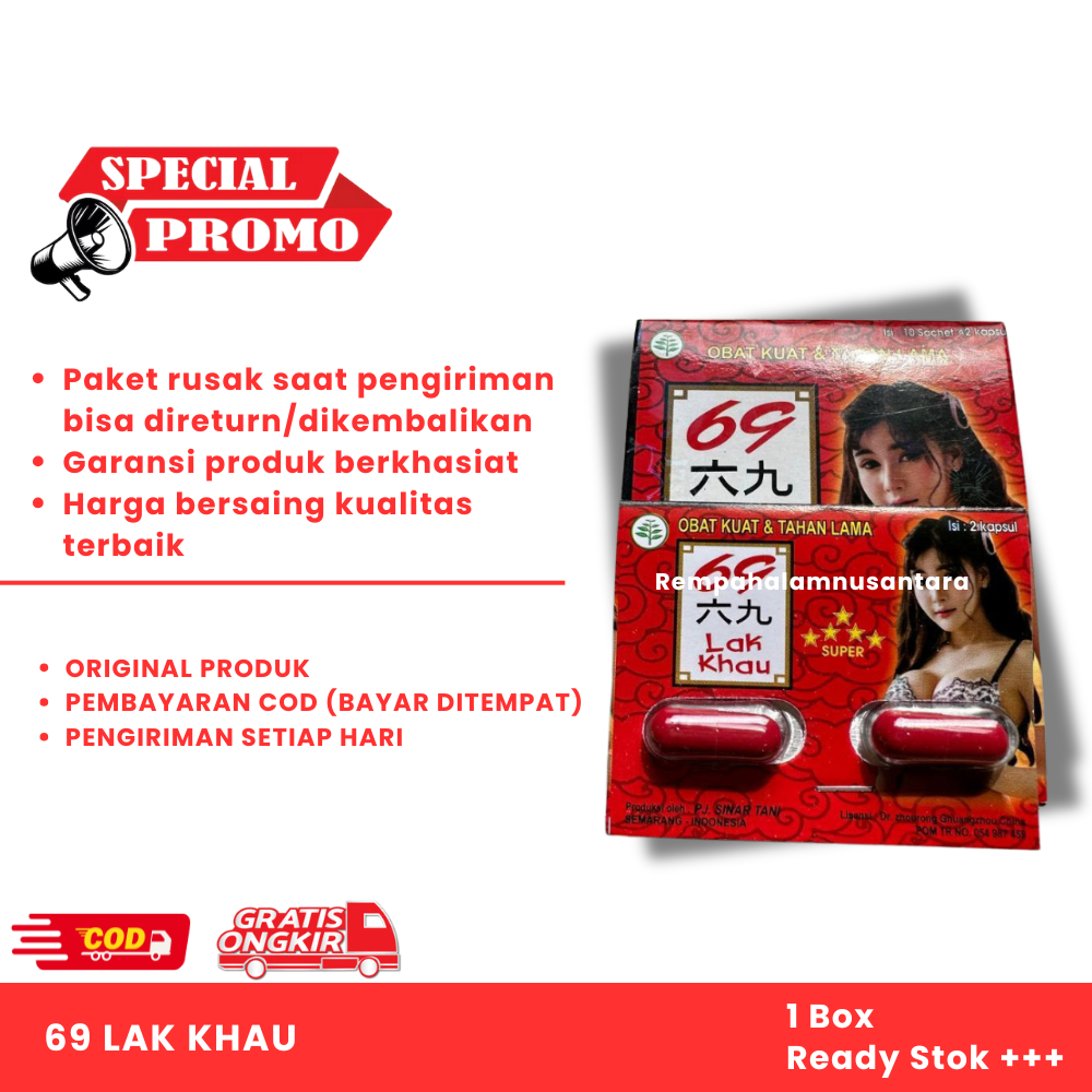 Kapsul 69 Lak Khau Original 100%