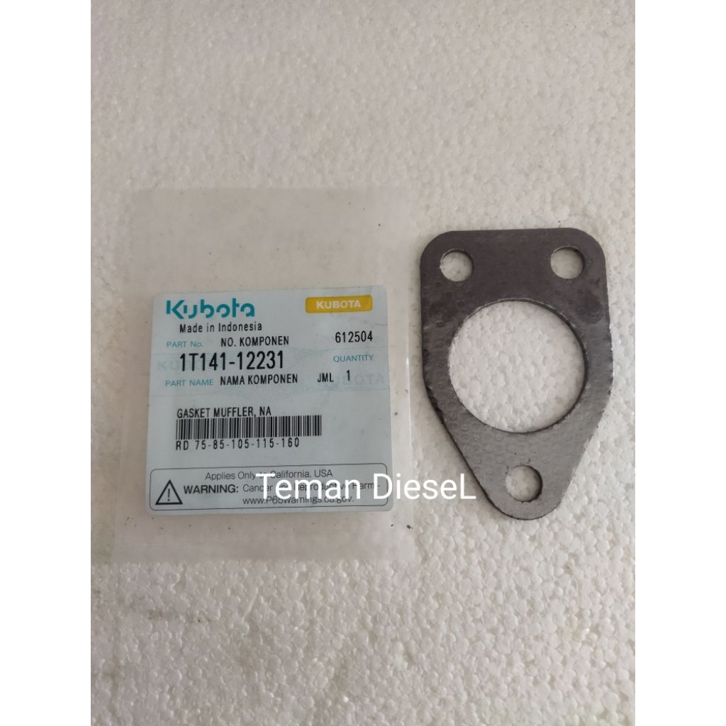 Gasket Exhaust Kubota RD85 Packing Knalpot Kubota RD85 Original
