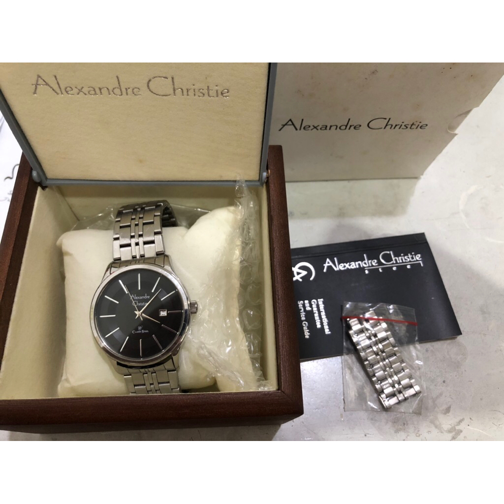Jam Alexandre Christie Classic Steel Watch
