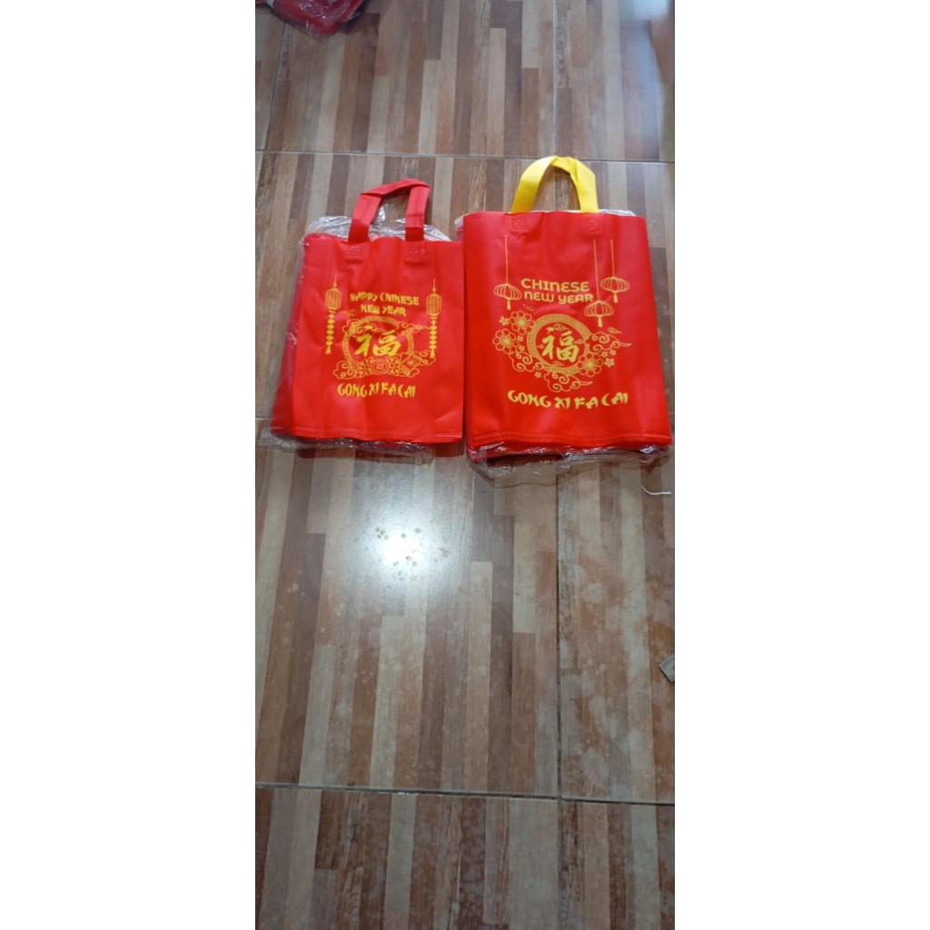 goodie bag Imlek & natal hampers spunbond
