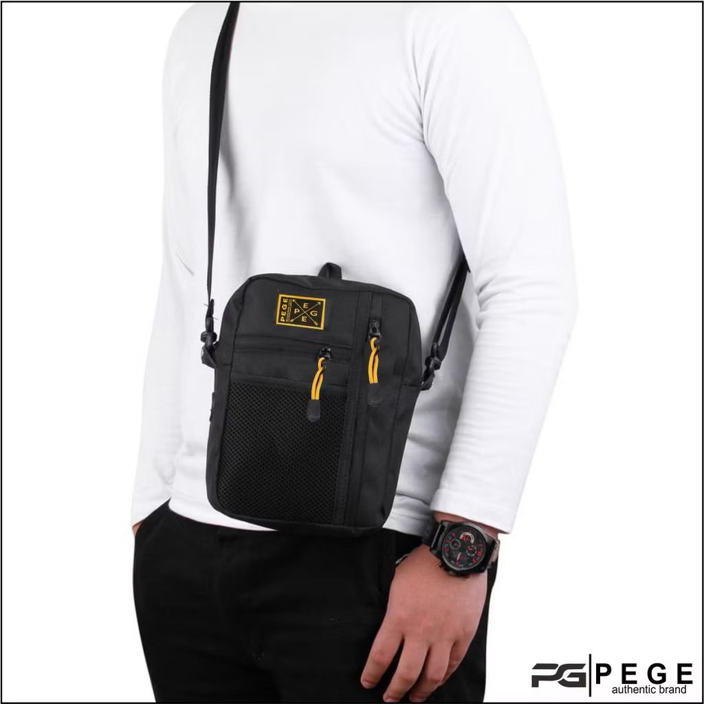Tas Selempang Pria PEGE Reigner Sling Bag Casual - PG 8956