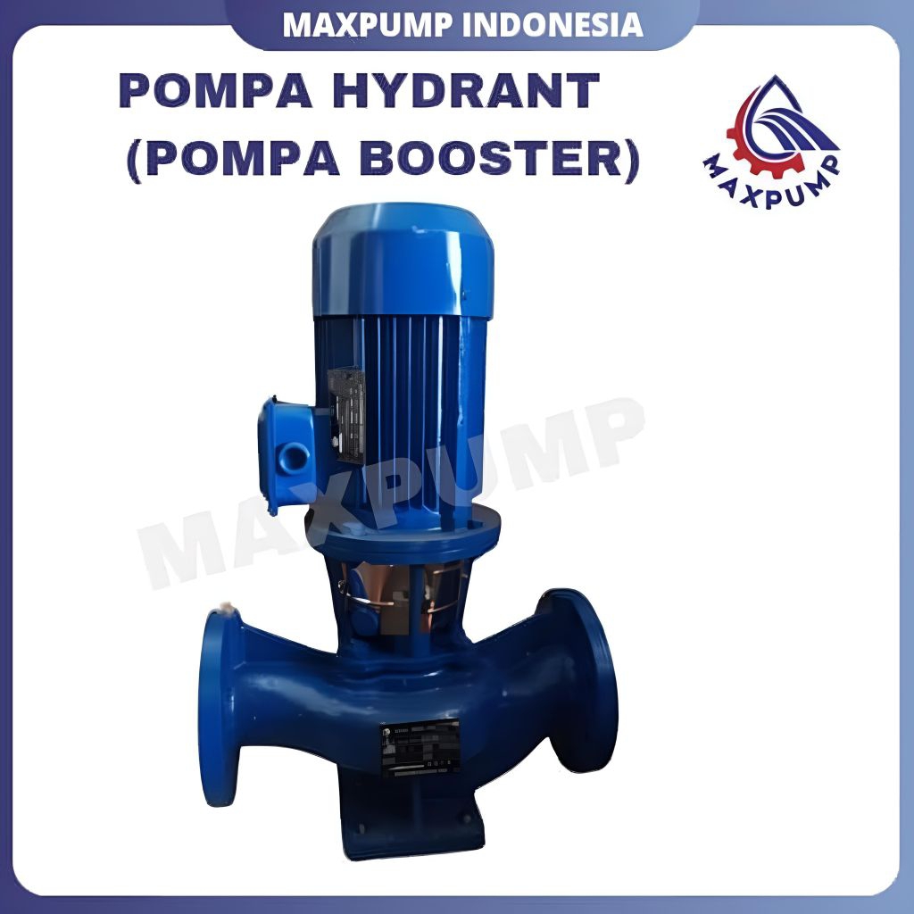 MAXPUMP Pompa Dorong Booster IRG80-100-2.2 3hp 380v 44.7 Kubik Per Jam 10 Meter 3 Inch Industri 3000