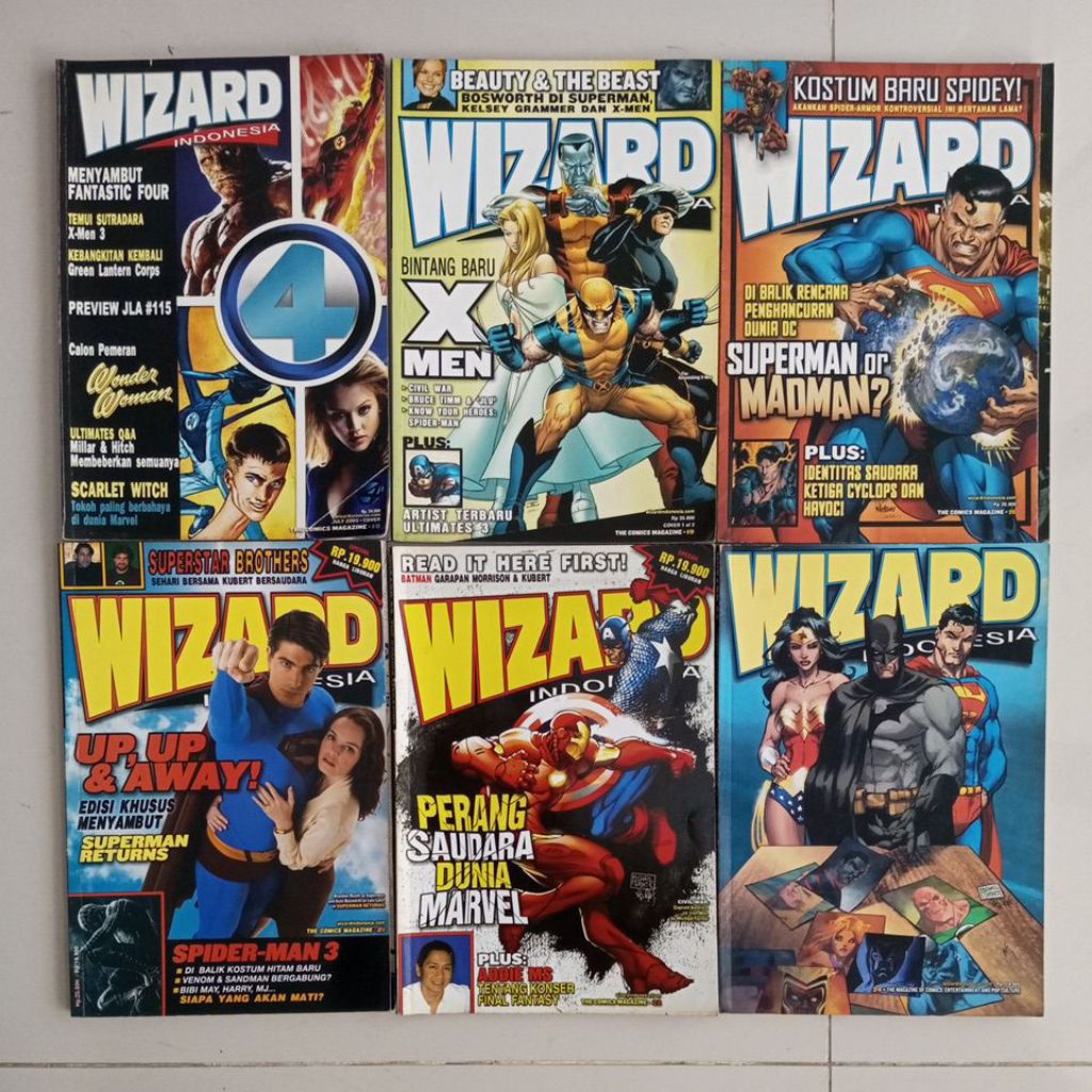 MAJALAH WIZARD INDONESIA SATUAN ORIGINAL