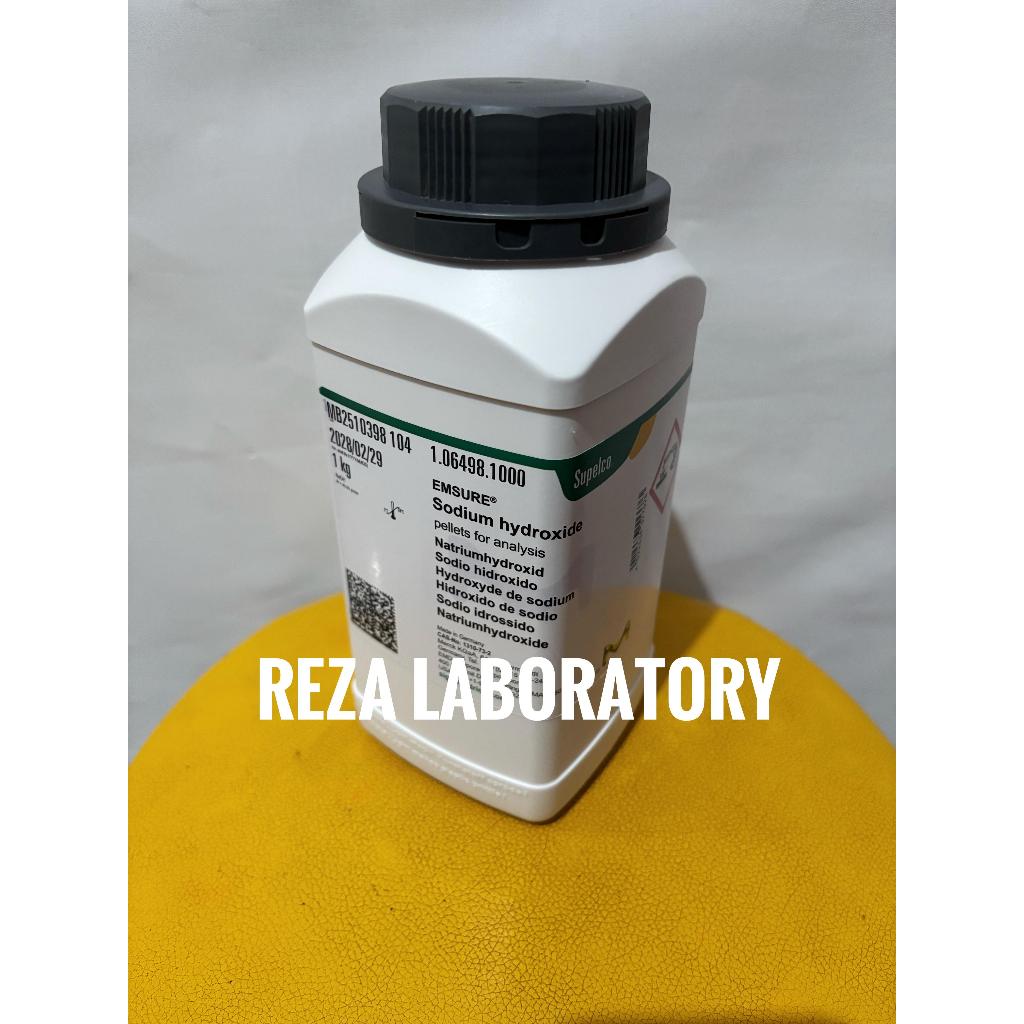 Sodium Hydroxide / Natrium Hidroksida / NaOH PA  MERCK 106498 1KG ORIGINAL