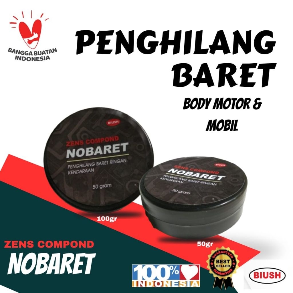 Zens Coumpond Penghilang Baret Mobil Motor - 50gram