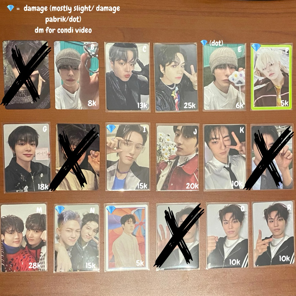 [READY STOCK, BACA DESKRIPSI] Treasure Photocard Hyunsuk Jihoon Jaehyuk Doyoung Haruto Jeongwoo Jung