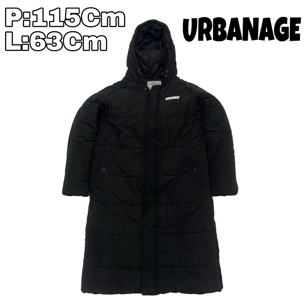J85 Jaket Long Puffer Outdoor Primaloft Urbanage Winter  Gelembung Tebal Musim Dingin Hiking Pendaki
