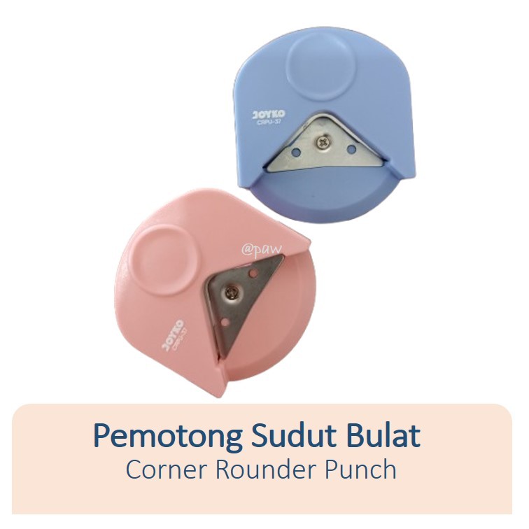 Pemotong Sudut Bundar Joyko CRDPU 37/ Corner Rounder Punch/ Pemotong Bulat Kertas/ Pembolong Sudut K