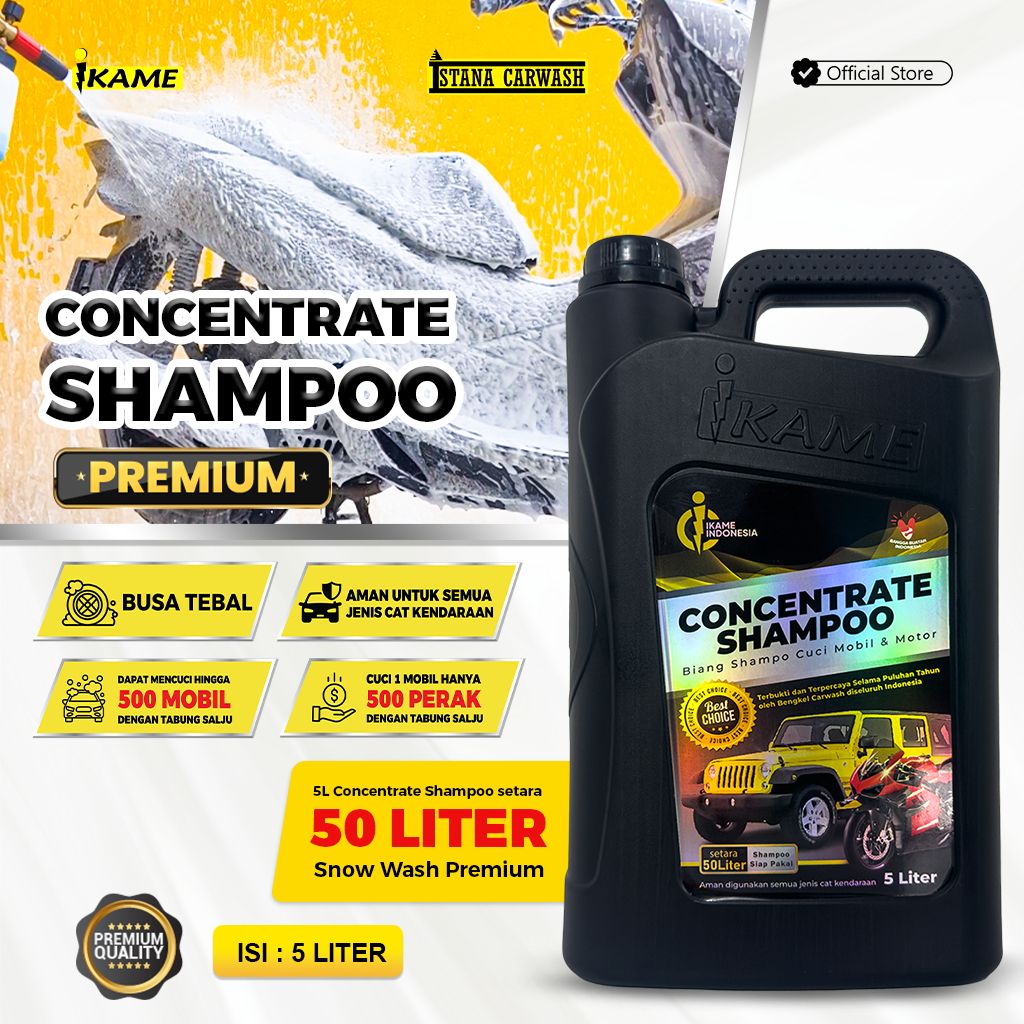 BIANG SHAMPOO CUCI MOBIL MOTOR IKAME (5 Ltr)