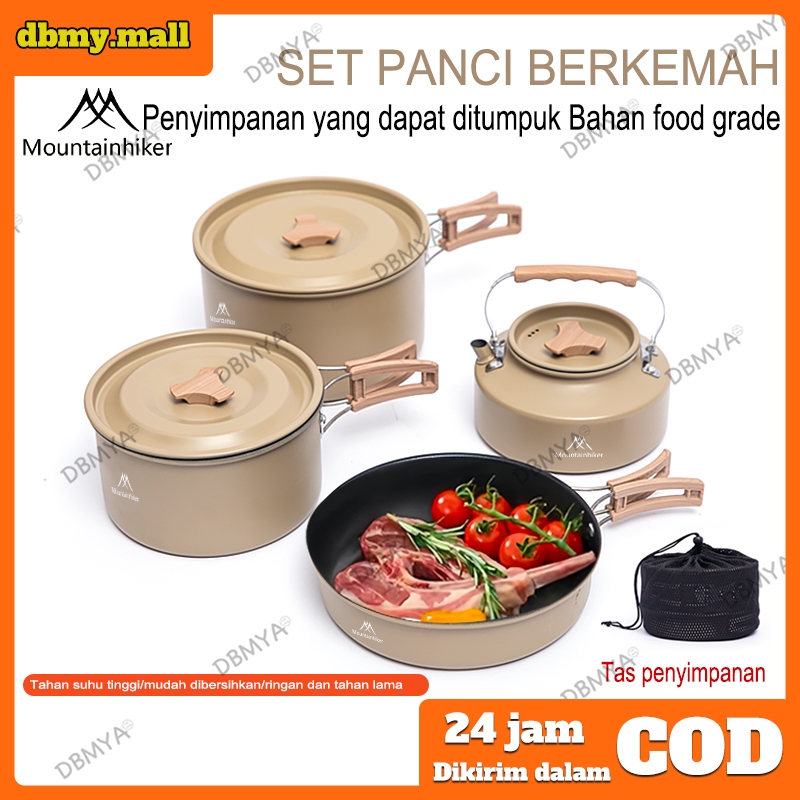 Mountainhiker COOKING SET / CAMPING / PANCI MASAK OUTDOOR Alat Masak Camping Outdoor Portable