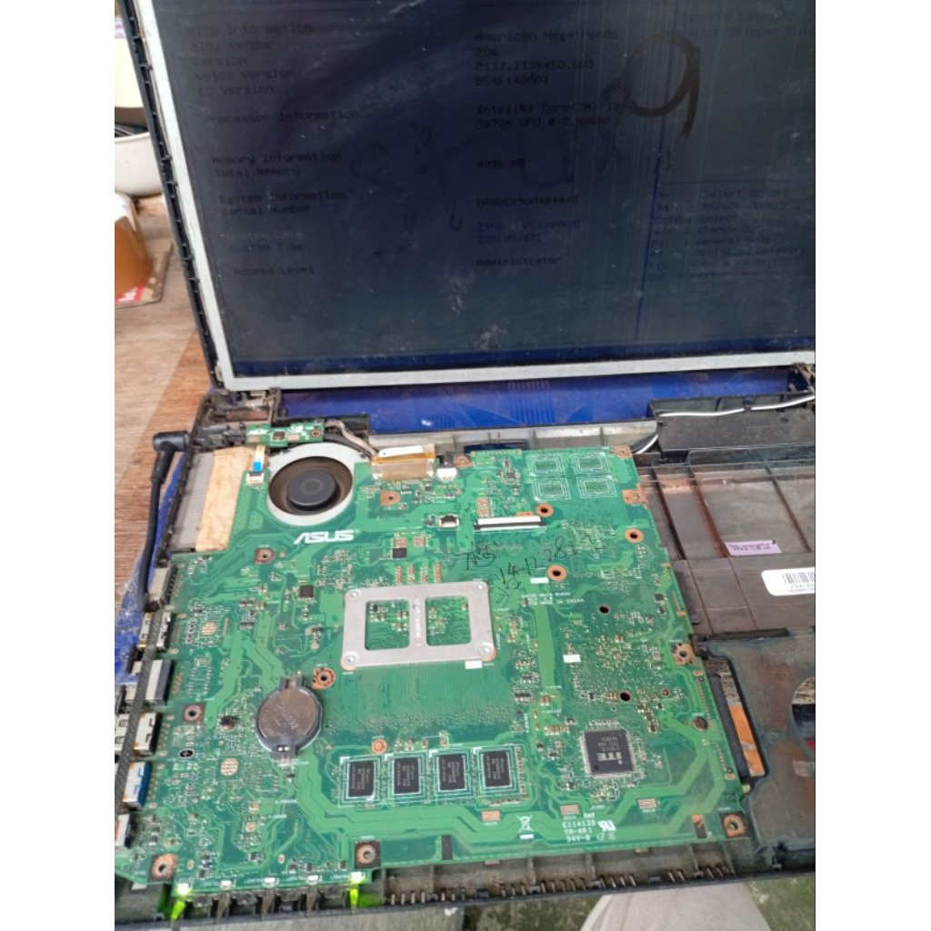 Motherboard Mainboard mobo Normal laptop Asus X45 X45C X54A X45U X45VD core i3