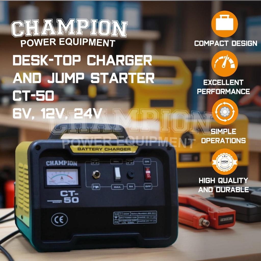 Cas Aki Mobil 50 Amper Champion CT-50-A