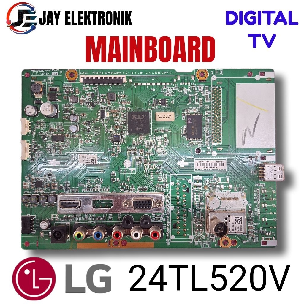 MB / Mobo / Mainboard Tv LG 24TL520V