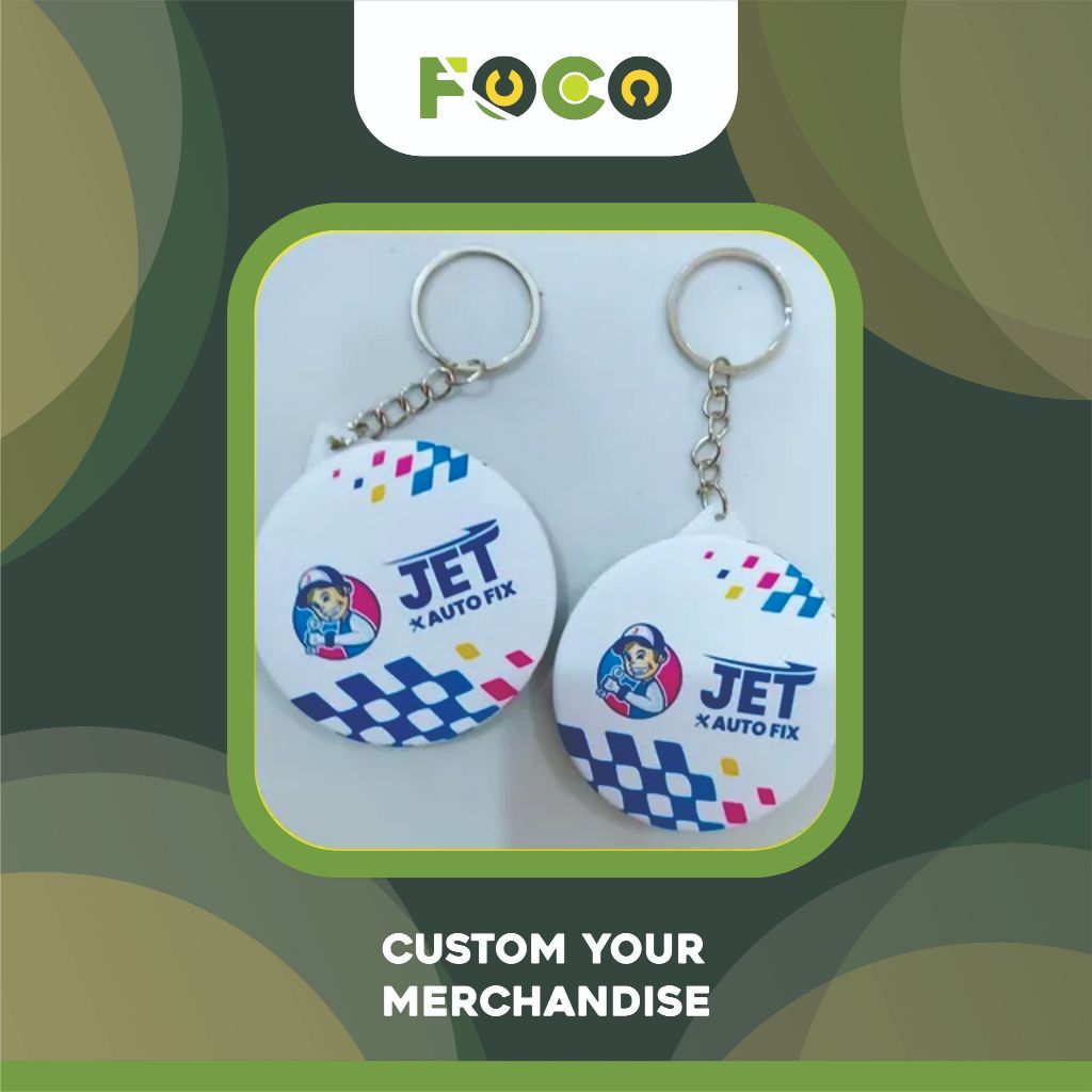 Custom Merchandise - Custom Gantungan Kunci Satuan