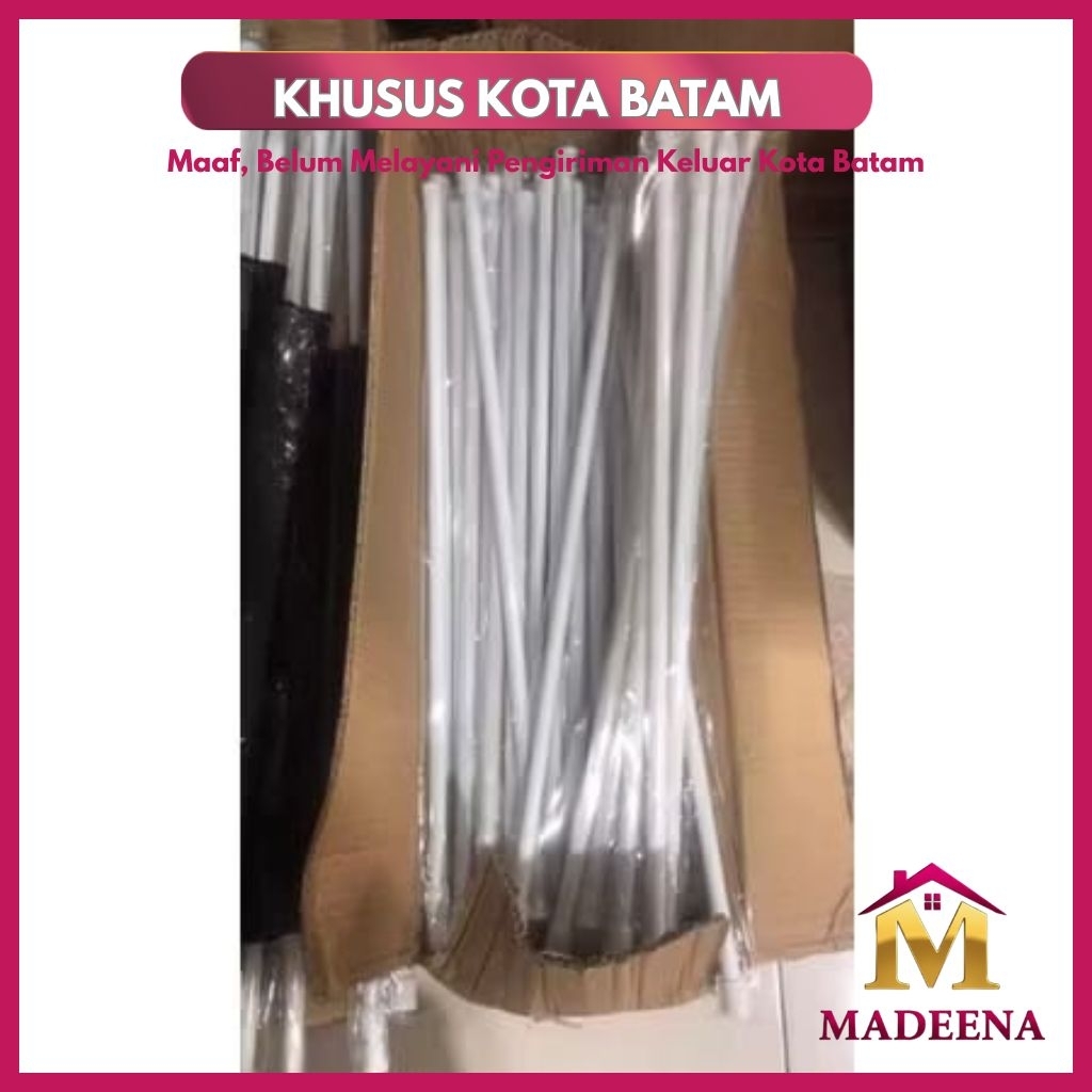 BISA PENGIRIMAN INSTANT Tiang Gorden Kolong Adjustable READY BATAM / Tiang Shower Gorden/Tiang Gantu