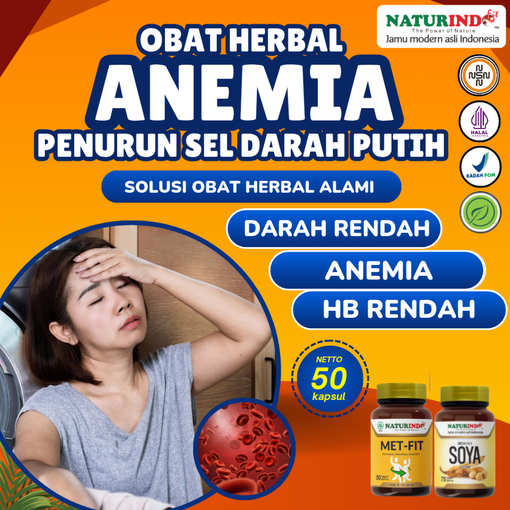 Obat Anemia Kurang Sel Darah Merah Darah Rendah Penambah Darah HB Rendah Herbal