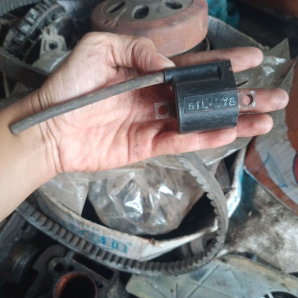 Koil koel cop busi Yamaha Mio sporty smile lama copotan