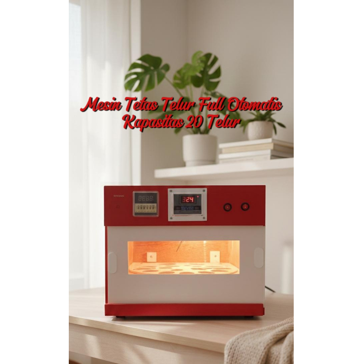 mesin tetas telur full otomatis kapasitas 20 telur
