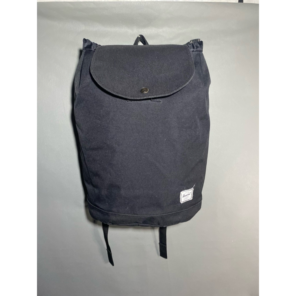 HERSCHEL SUPPLY BACKPACK REID 15L BLACK ORIGINAL / backpack HERSCHEL model SERUT tabung / tas ransel