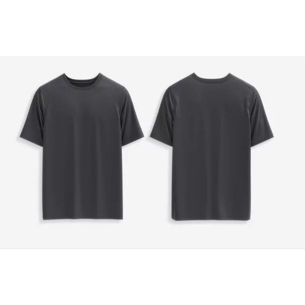 KAOS PRIA TERLARIS WARNA ABU TUA / KAOS LENGAN PENDEK / KAOS PRIA WARNA ABU TUA