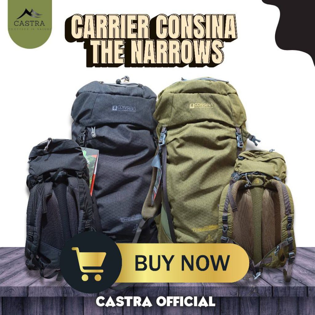Tas Ransel Consina The Narrows Kapasitas 45L Camping Outdoor