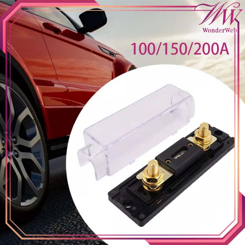 Dudukan Sikring Mobil 100/150/200A Box Fuse Sekring Mobil Sekring Audio Box Mobil Tempat Sekring Mob